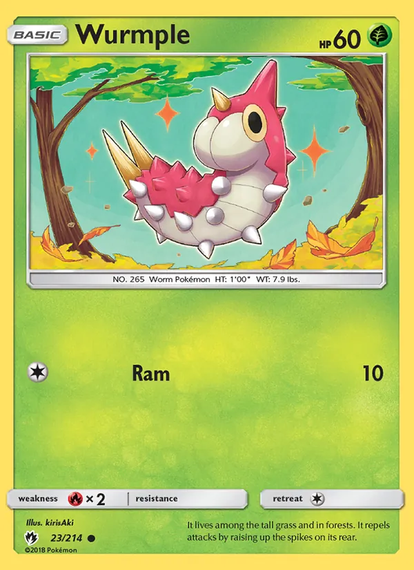 Wurmple Lost Thunder 23/214