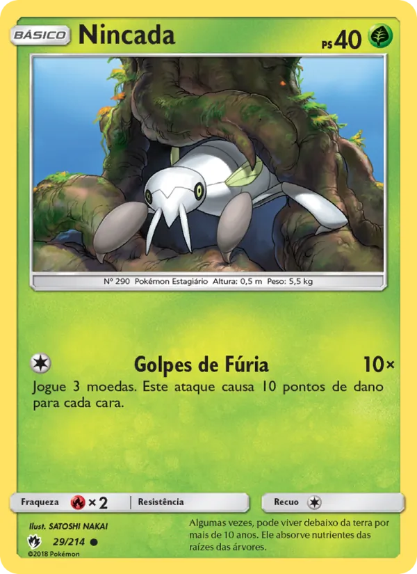 Nincada Trovões Perdidos 29/214