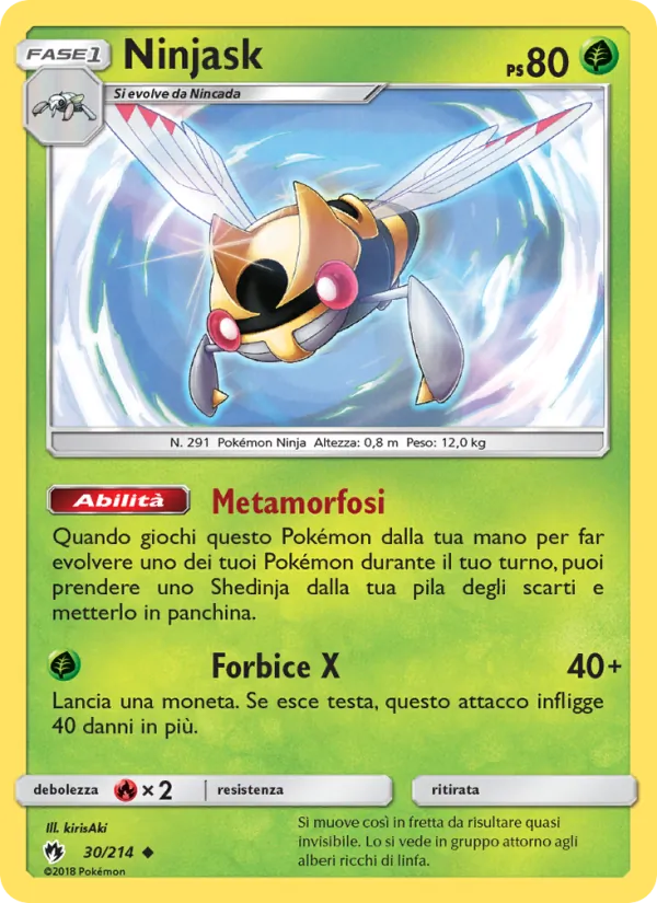 Ninjask Tuoni Perduti 30/214