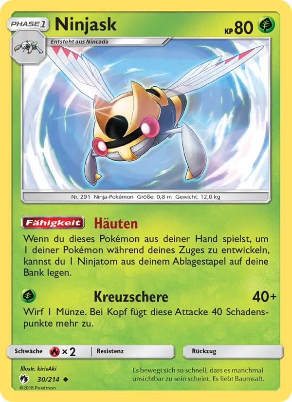 Ninjask Echo des Donners 30/214