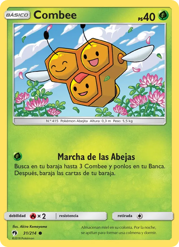 Combee Truenos Perdidos 31/214