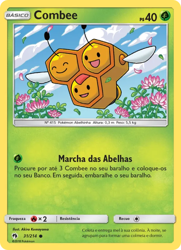 Combee Trovões Perdidos 31/214