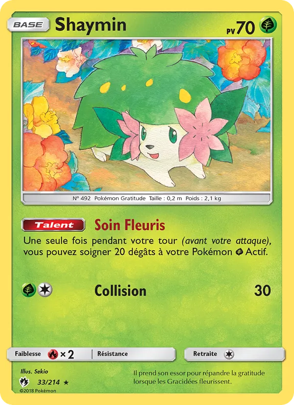 Shaymin Tonnerre Perdu 33/214