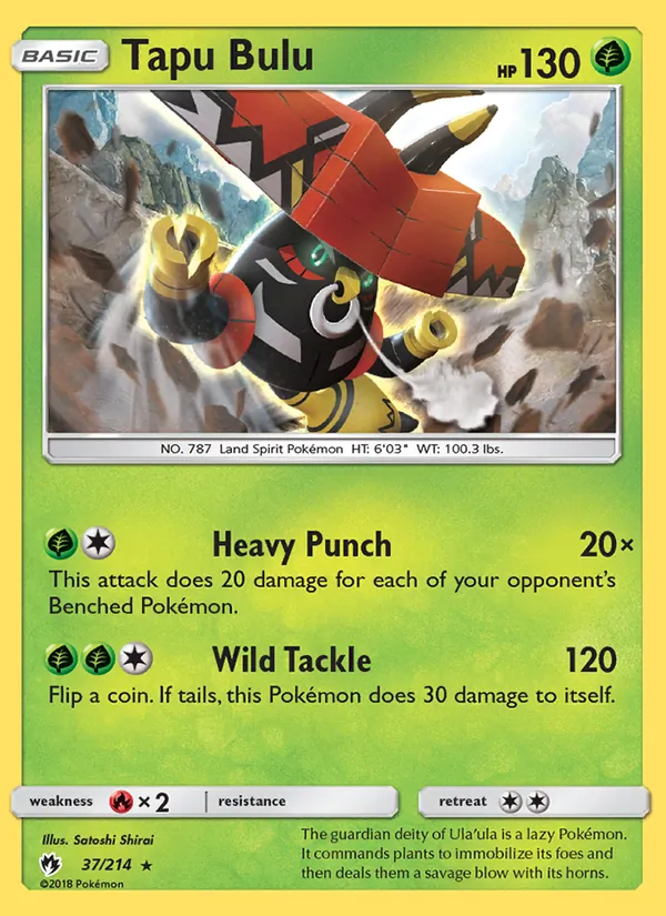 Tapu Bulu Lost Thunder 37/214