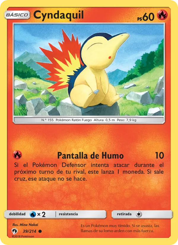 Cyndaquil Truenos Perdidos 39/214