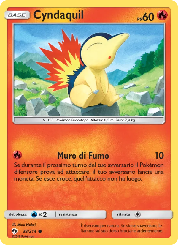 Cyndaquil Tuoni Perduti 39/214