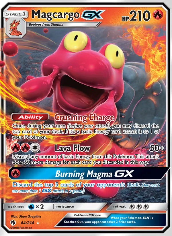 Magcargo GX Lost Thunder 44/214