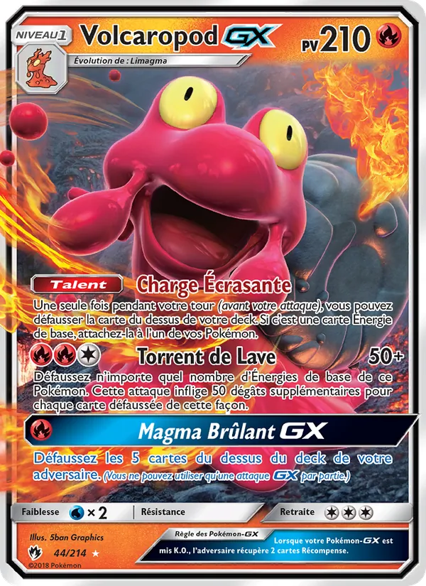 Volcaropod GX Tonnerre Perdu 44/214