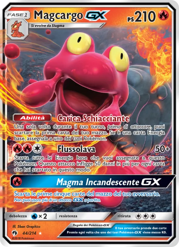 Magcargo GX Tuoni Perduti 44/214