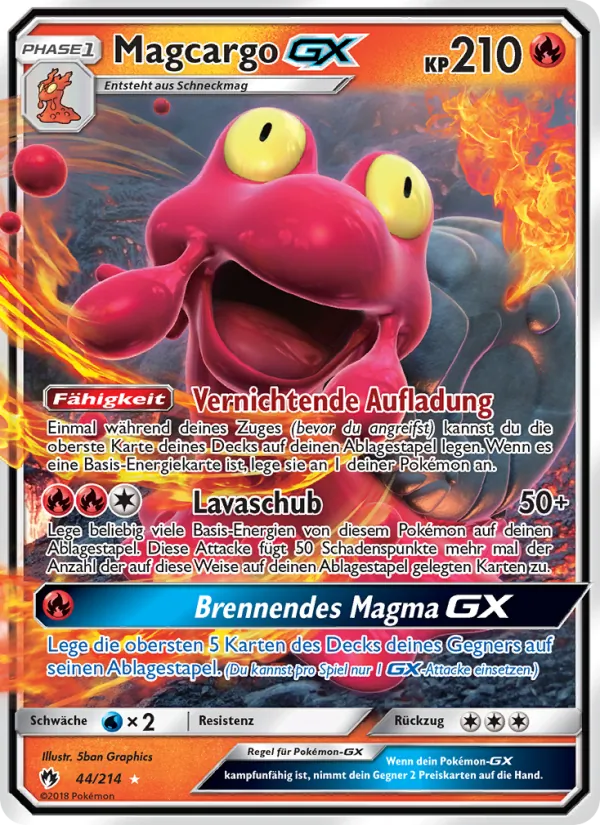 Magcargo GX Echo des Donners 44/214