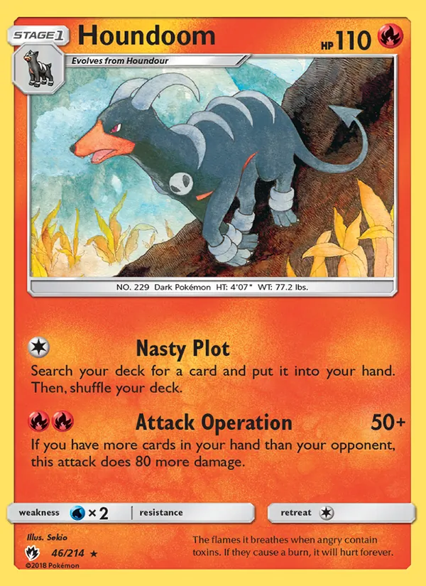 Houndoom Lost Thunder 46/214