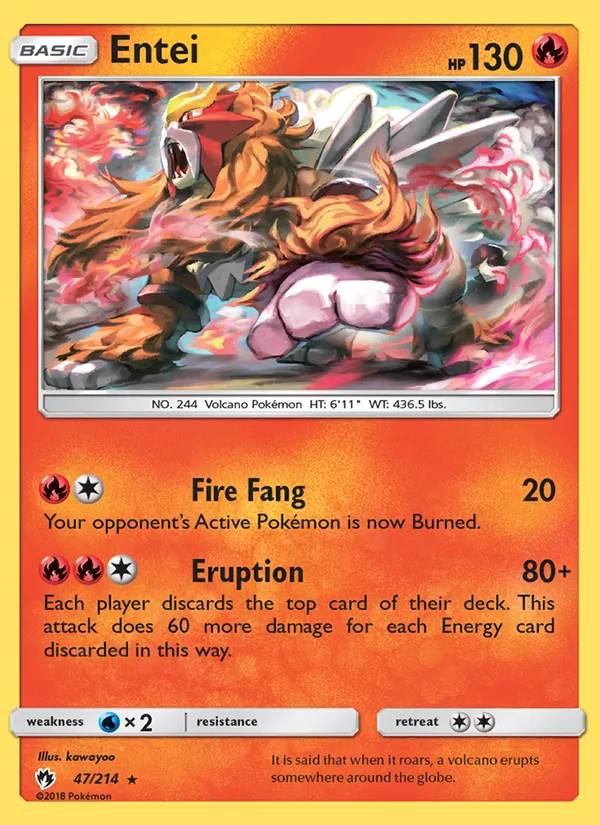 Entei Lost Thunder 47/214