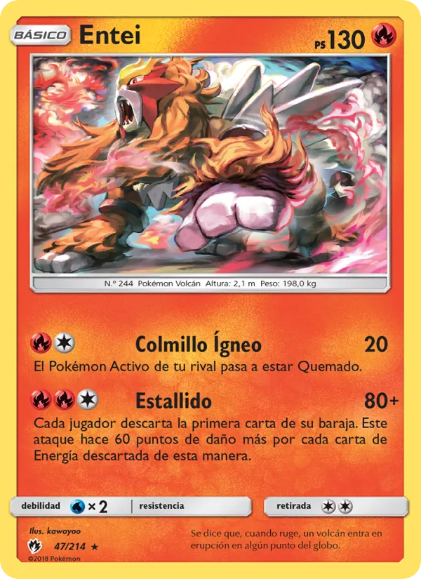 Entei Truenos Perdidos 47/214