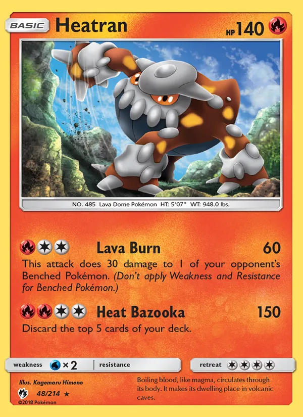 Heatran Lost Thunder 48/214