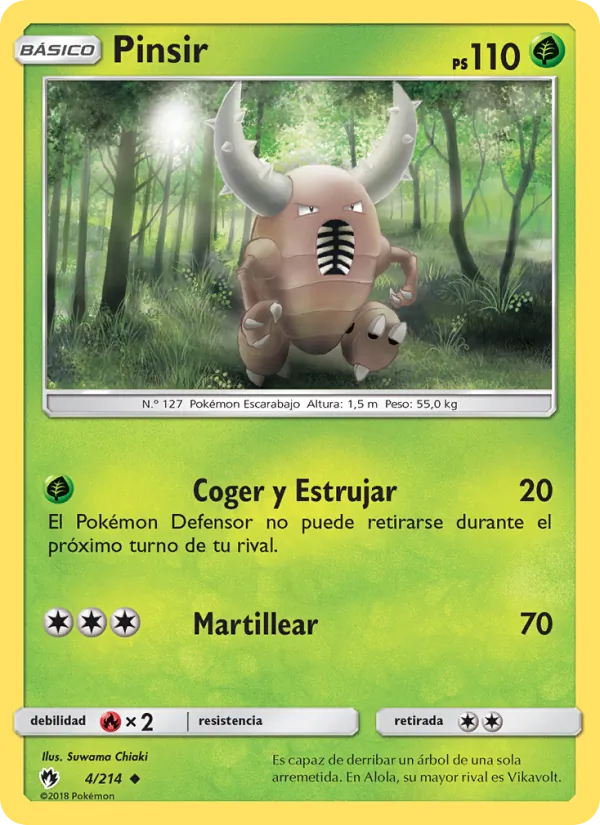 Pinsir Truenos Perdidos 4/214