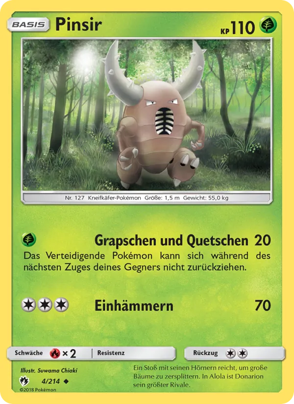Pinsir Echo des Donners 4/214
