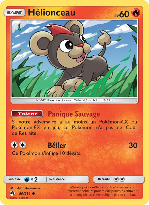 Hélionceau Tonnerre Perdu 50/214