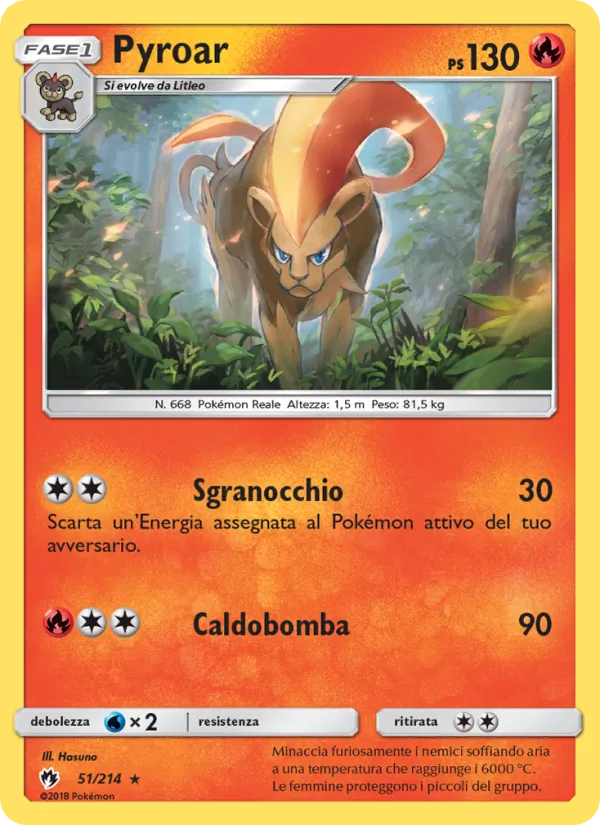 Pyroar Tuoni Perduti 51/214