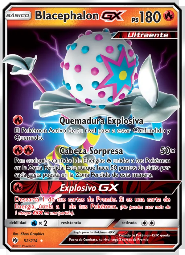 Blacephalon GX Truenos Perdidos 52/214