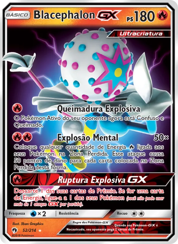 Blacephalon GX Trovões Perdidos 52/214