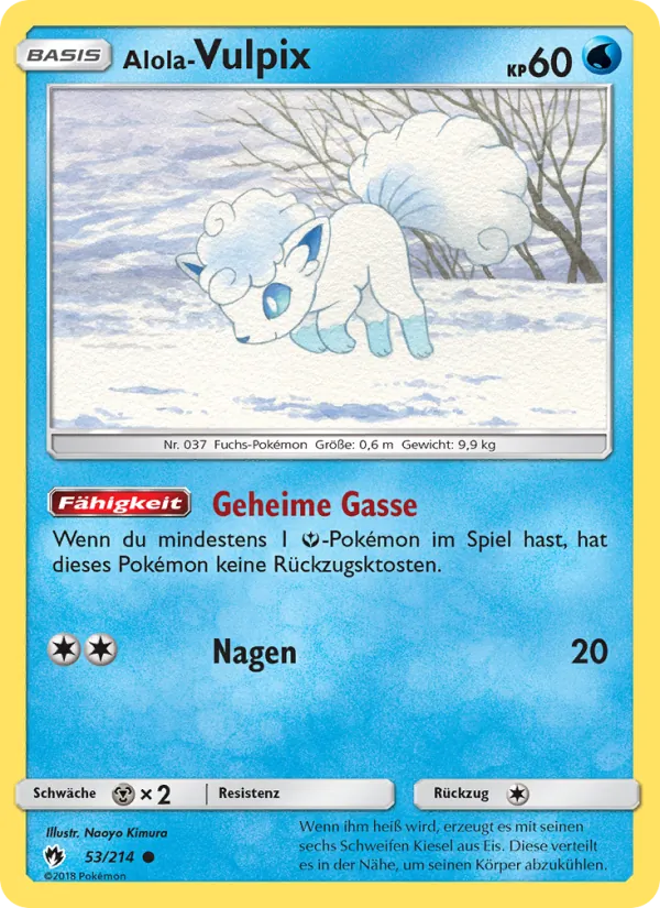 Alola Vulpix Echo des Donners 53/214