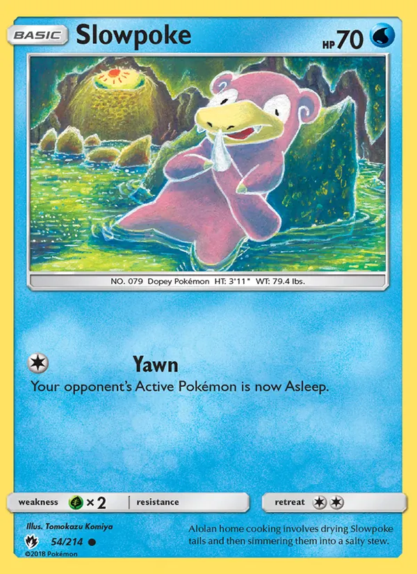 Slowpoke Lost Thunder 54/214