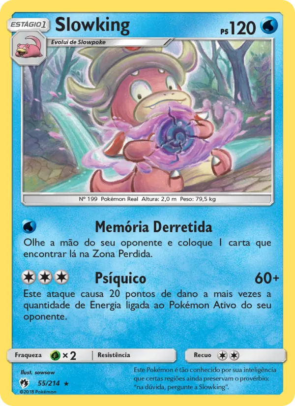 Slowking Trovões Perdidos 55/214