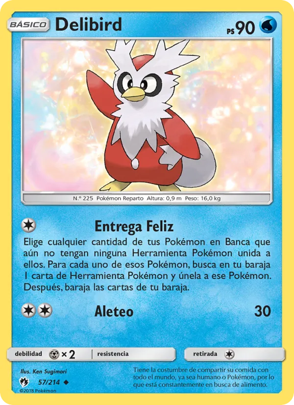 Delibird Truenos Perdidos 57/214