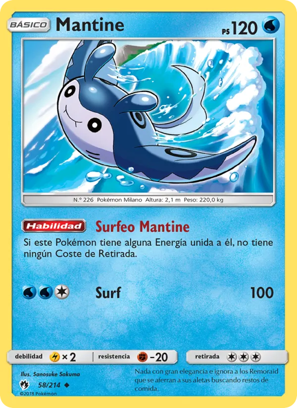 Mantine Truenos Perdidos 58/214