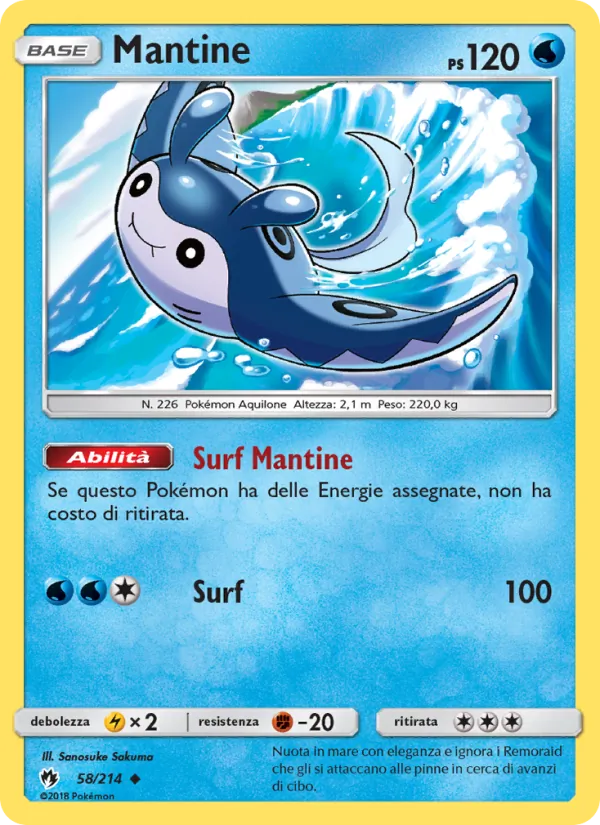 Mantine Tuoni Perduti 58/214
