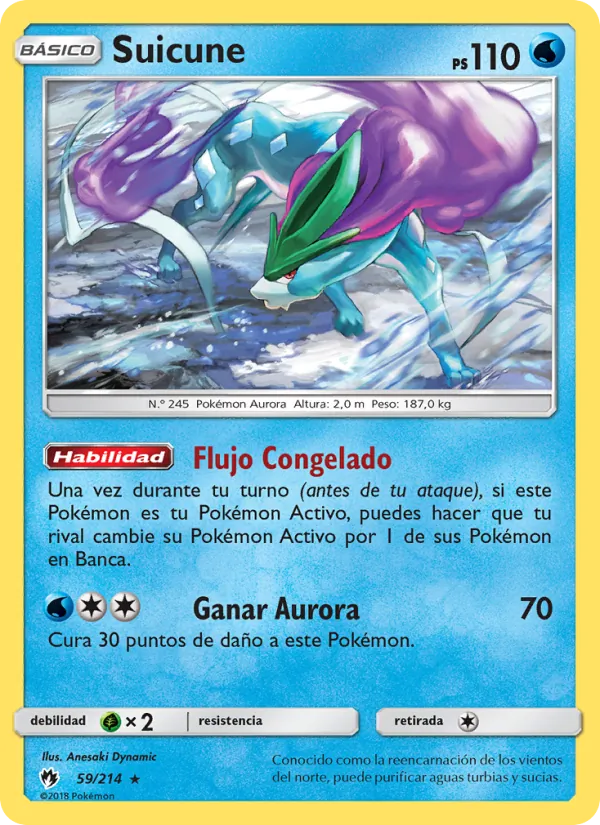 Suicune Truenos Perdidos 59/214