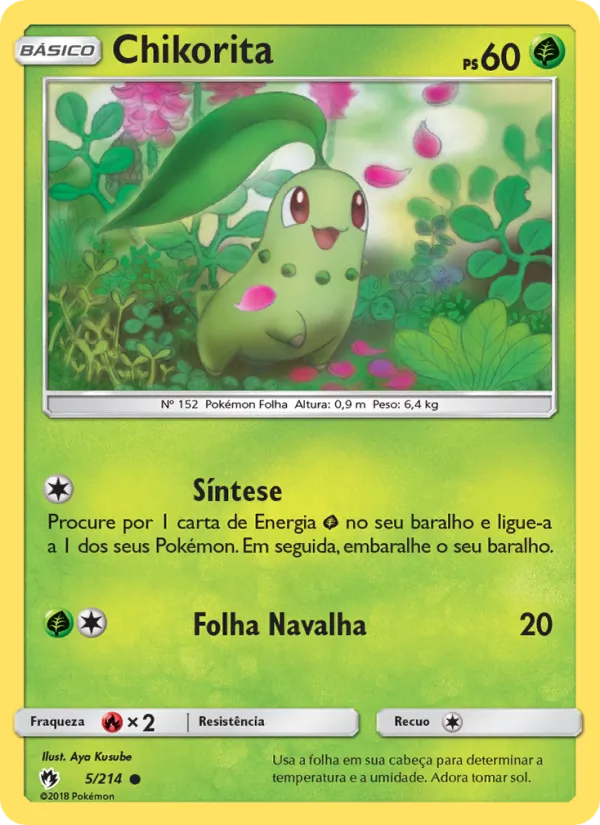 Chikorita Trovões Perdidos 5/214