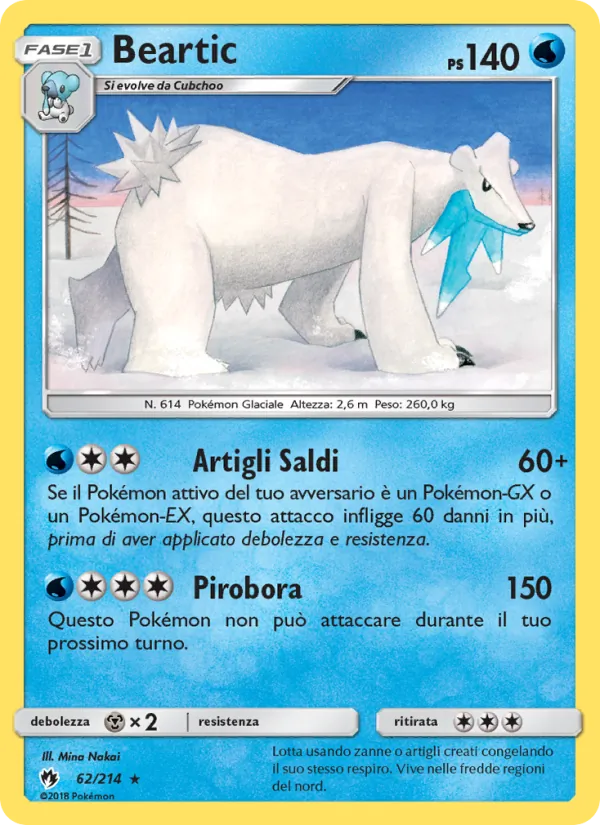 Beartic Tuoni Perduti 62/214