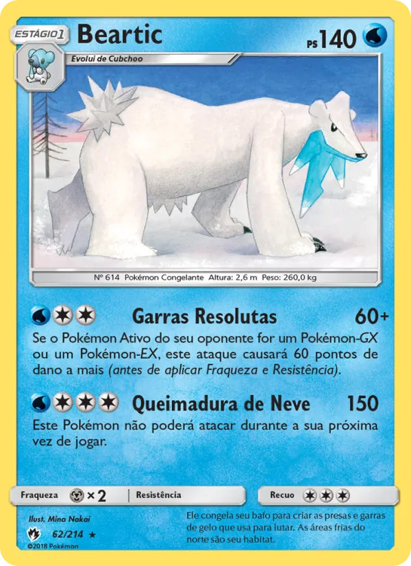 Beartic Trovões Perdidos 62/214