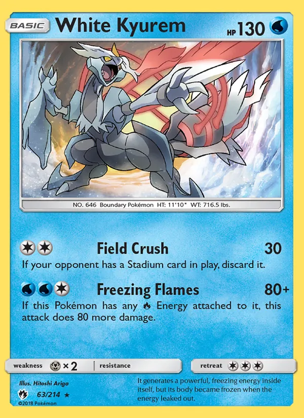 White Kyurem Lost Thunder 63/214
