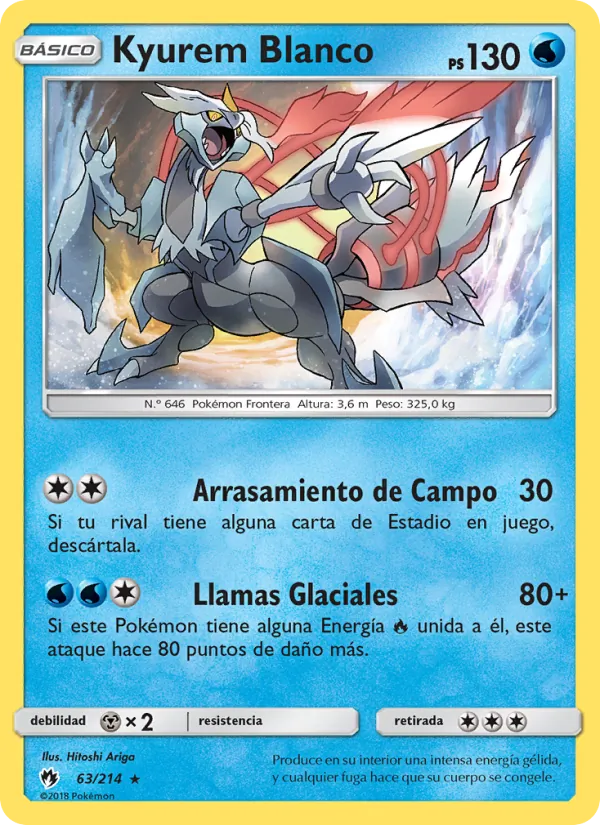 Kyurem Blanco Truenos Perdidos 63/214