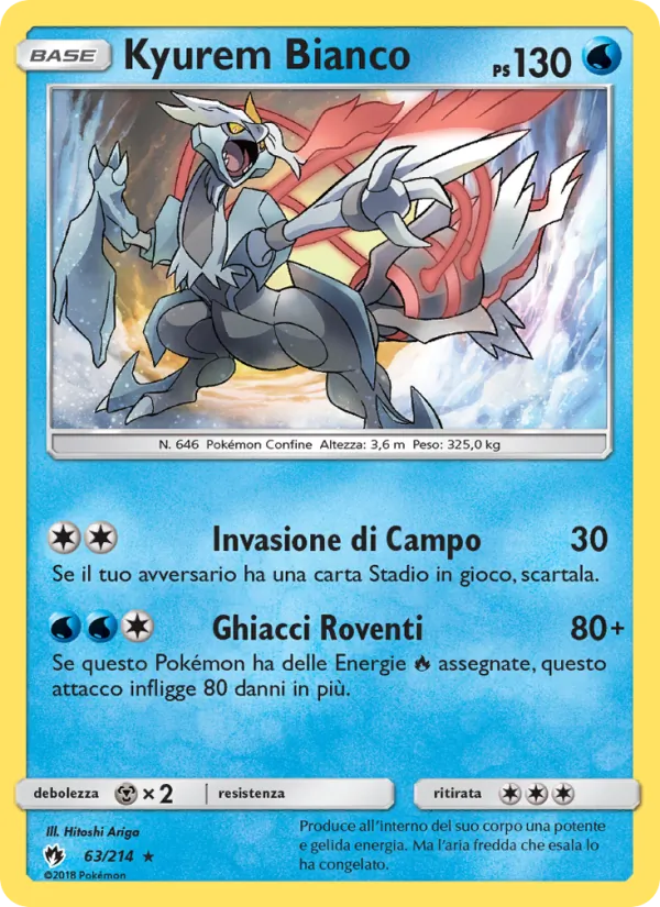 Kyurem Bianco Tuoni Perduti 63/214