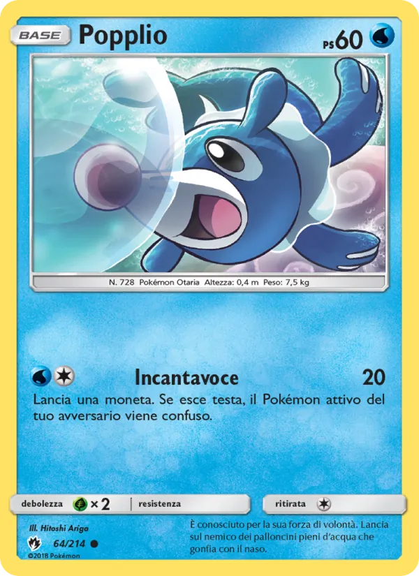 Popplio Tuoni Perduti 64/214