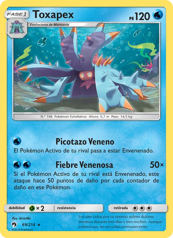 Toxapex Truenos Perdidos 69/214