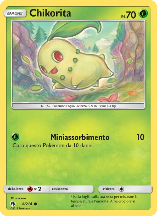Chikorita Tuoni Perduti 6/214