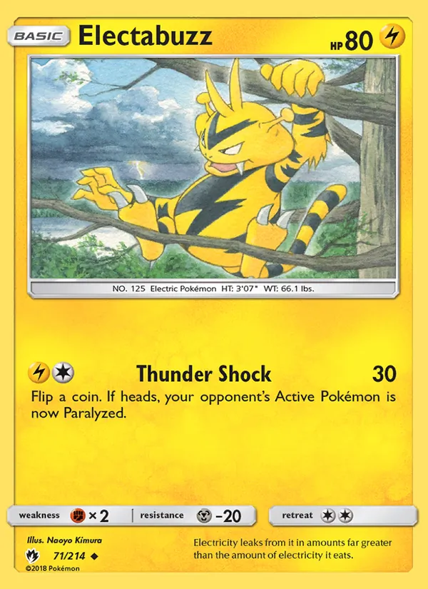 Electabuzz Lost Thunder 71/214