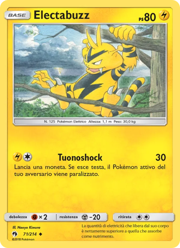 Electabuzz Tuoni Perduti 71/214