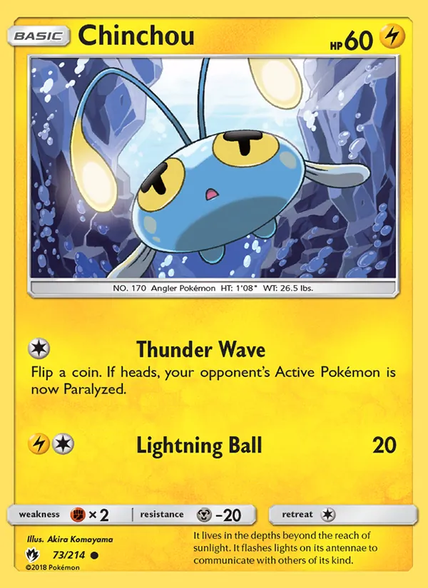 Chinchou Lost Thunder 73/214