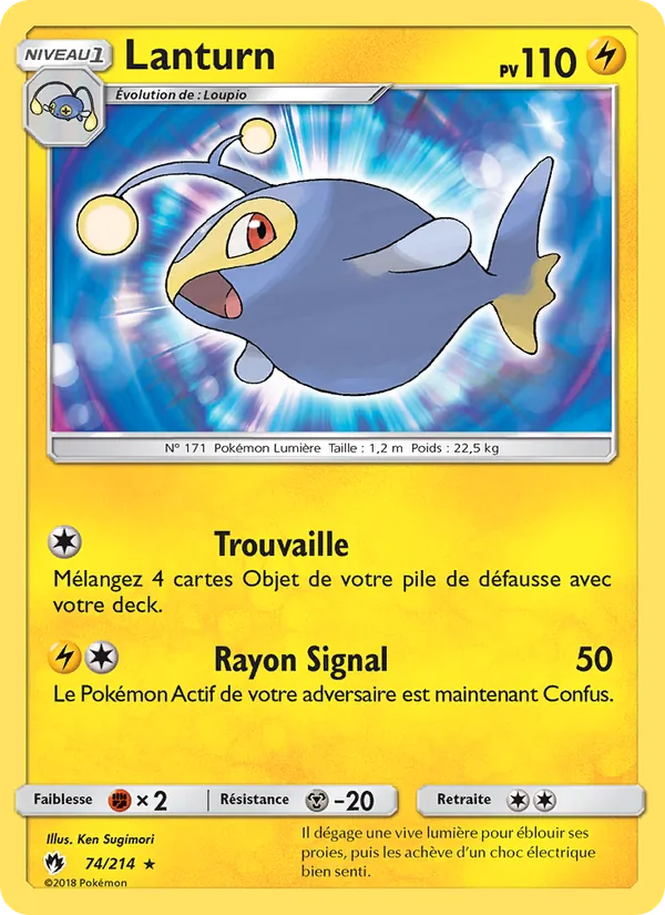 Lanturn Tonnerre Perdu 74/214
