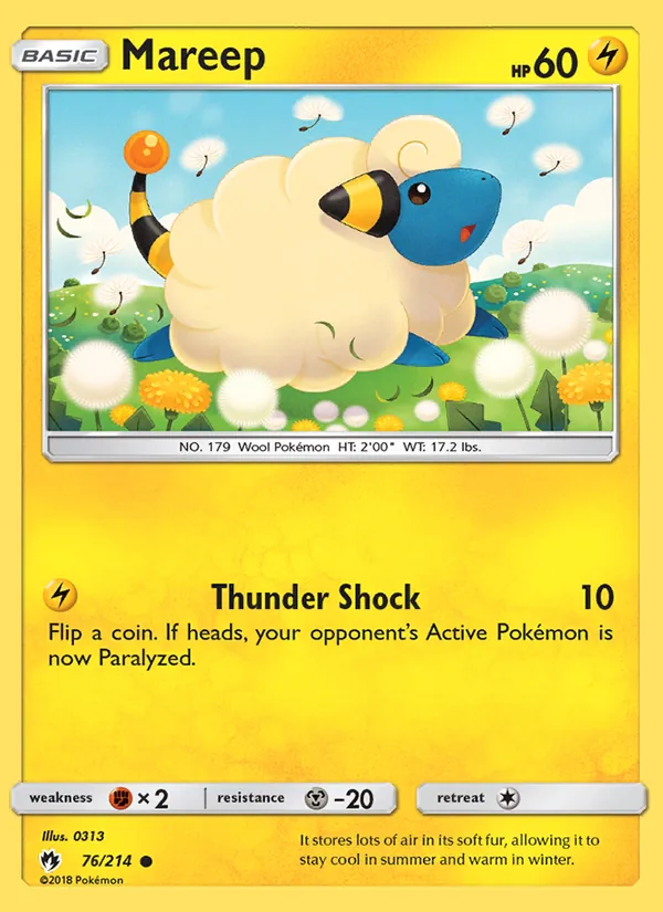 Mareep Lost Thunder 76/214