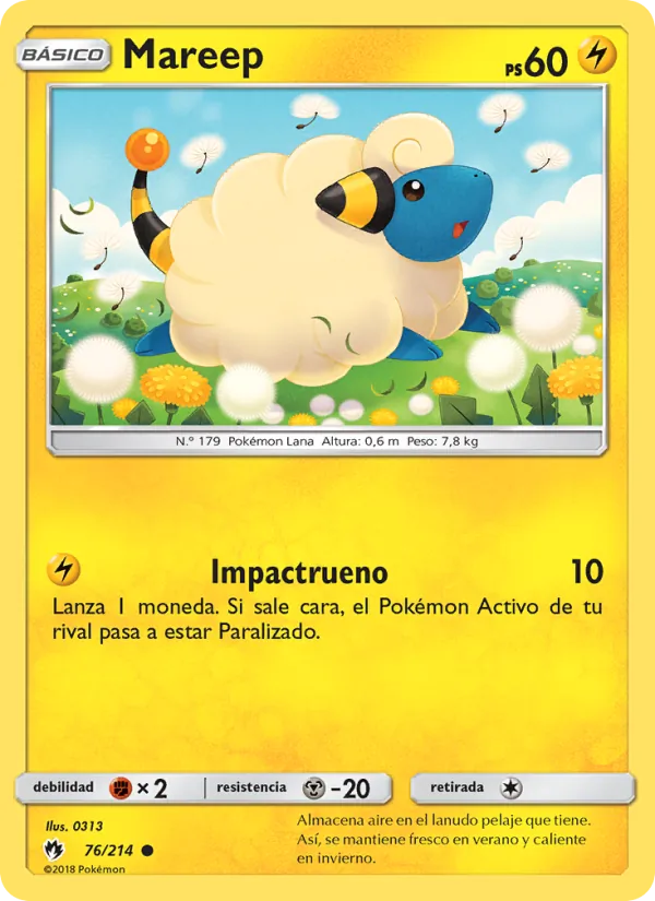 Mareep Truenos Perdidos 76/214