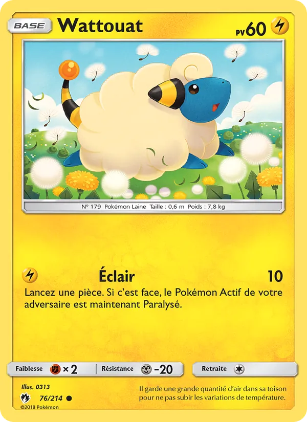 Wattouat Tonnerre Perdu 76/214