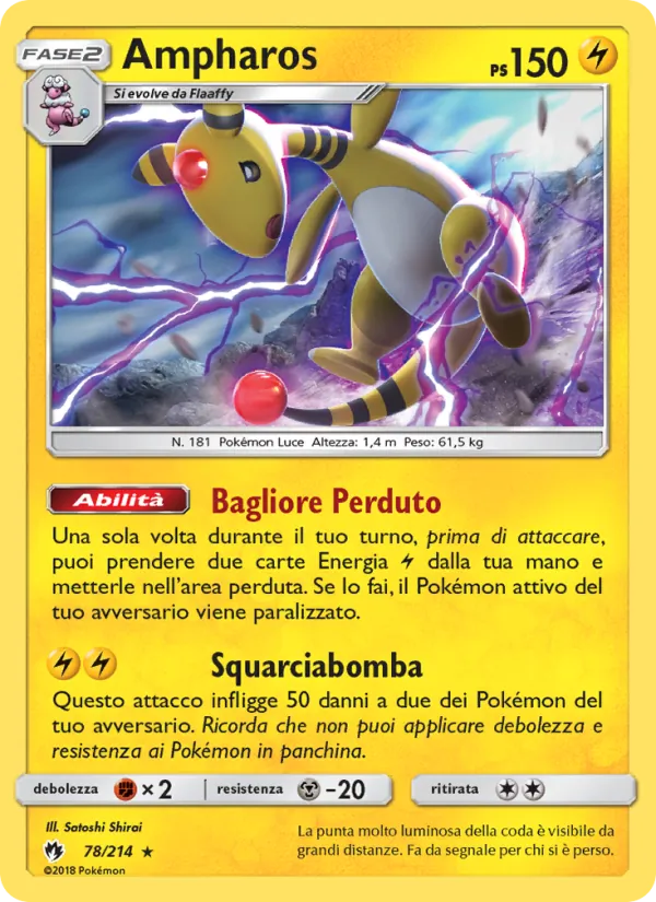 Ampharos Tuoni Perduti 78/214