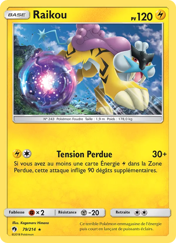 Raikou Tonnerre Perdu 79/214