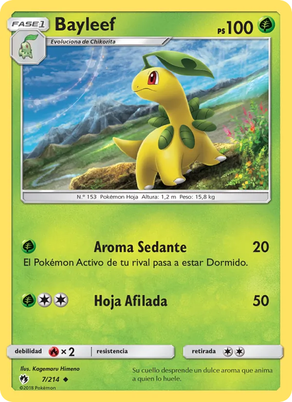 Bayleef Truenos Perdidos 7/214